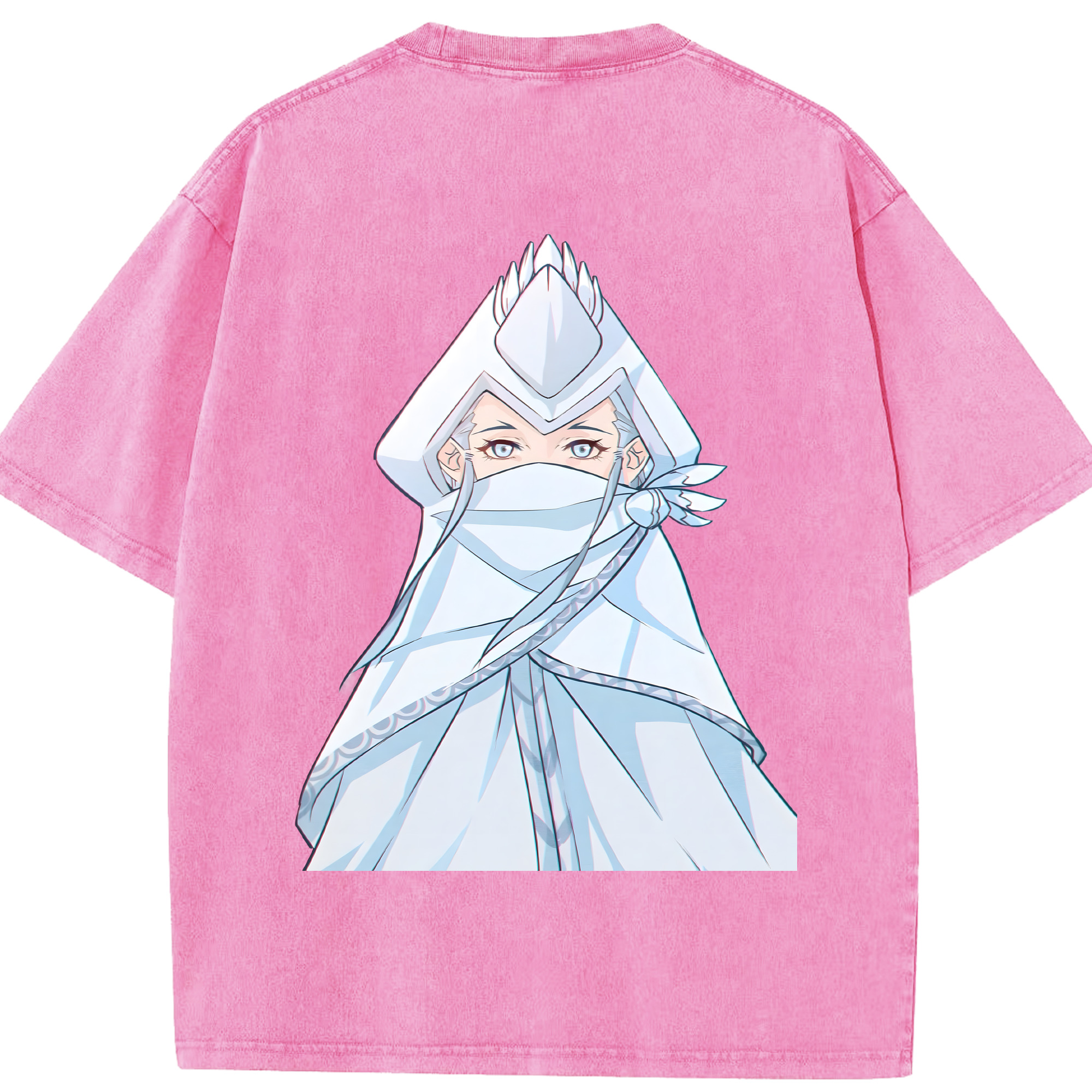 （画像用） Ne Zha 2 ナタ 魔童の大暴れ 綿100% ヴィンテージ風 半袖Tシャツ（背面プリント）